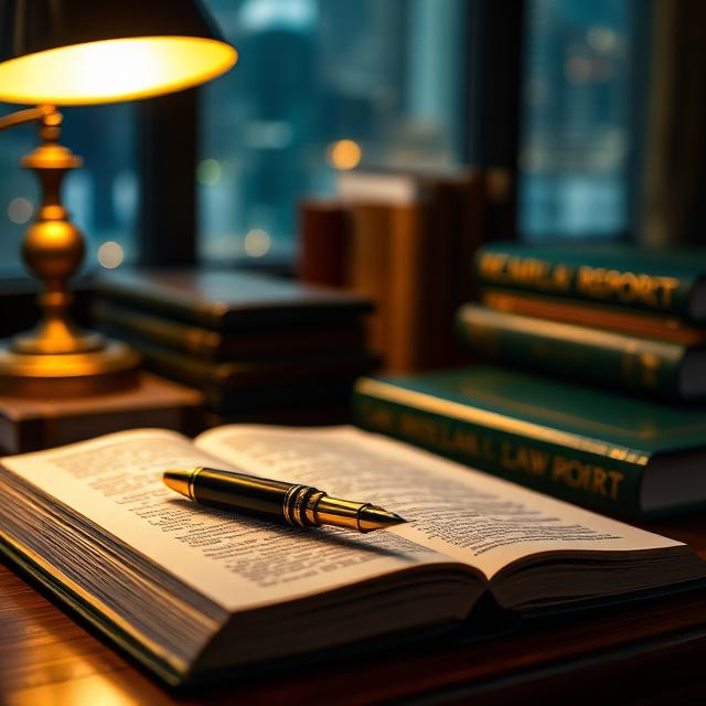 Law books and legal reference materials